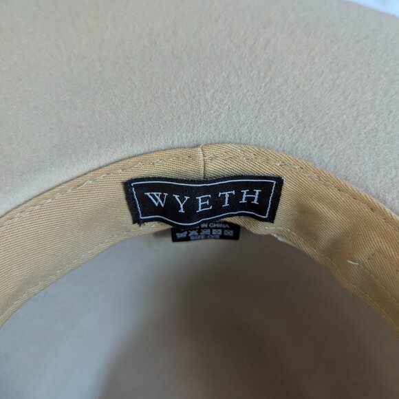 Wyeth 100% Australian Wool Taupe Felt Cowboy Hat - Picture 8 of 11